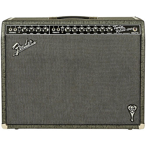 Fender GB George Benson Twin Reverb 2x12 Guitar Combo Amp Gray - musicians--Friend