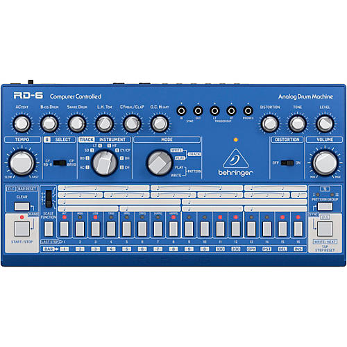 Behringer RD-6 Classic Analog Drum Machine Grape - musicians--Friend