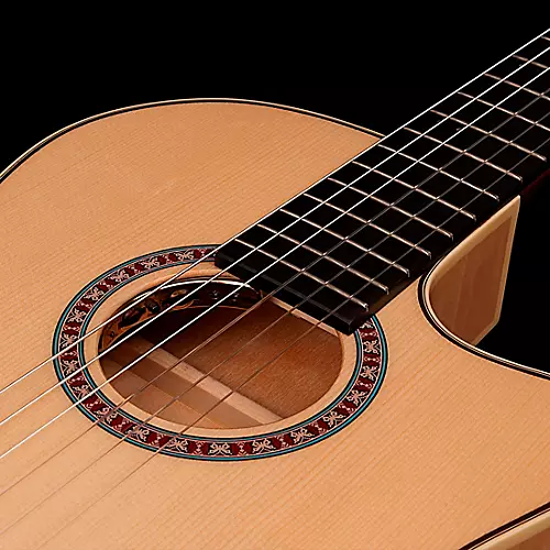 Godin Arena Concert CW EQ Classical Guitar Natural Flame Maple - musicians--Friend
