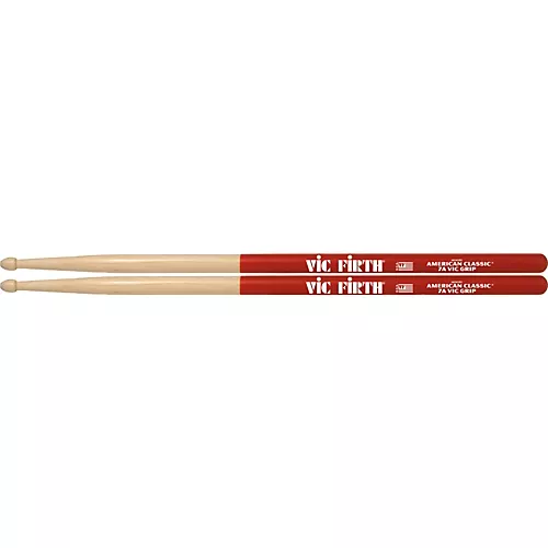 Vic Firth American Classic Vic Grip Hickory Drum Sticks 7A Nylon - musicians--Friend