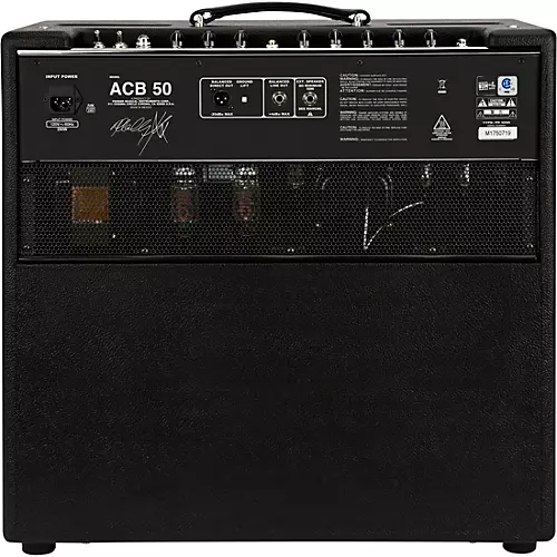Fender ACB-50 Adam Clayton Signature Tube Bass Combo Amp Black - musicians--Friend