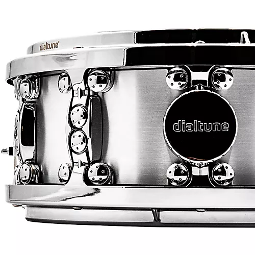dialtune Spun Aluminum Snare Drum 14 x 6.5 in. Raw - musicians--Friend