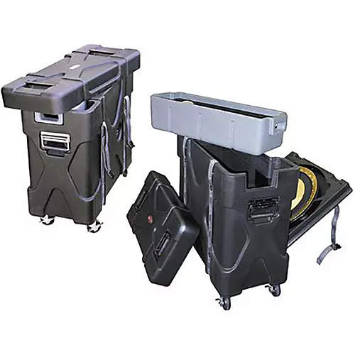 SKB Trap-X2 Roto-X Trap Case with Cymbal Vault - musicians--Friend