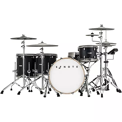 EFNOTE 7X Acoustic Designed Electronic Drum Set Black Oak Wrap - musicians--Friend