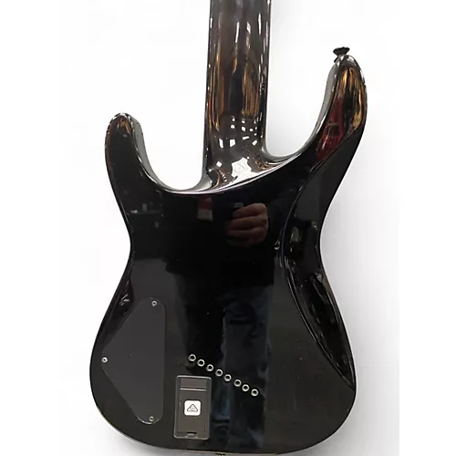 Used Jackson SLAT8FF Black Solid Body Electric Guitar Black - musicians--Friend