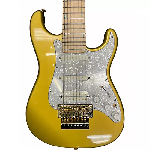 Used ESP LTD JRV8 Gold Solid Body Electric Guitar Gold - musicians--Friend