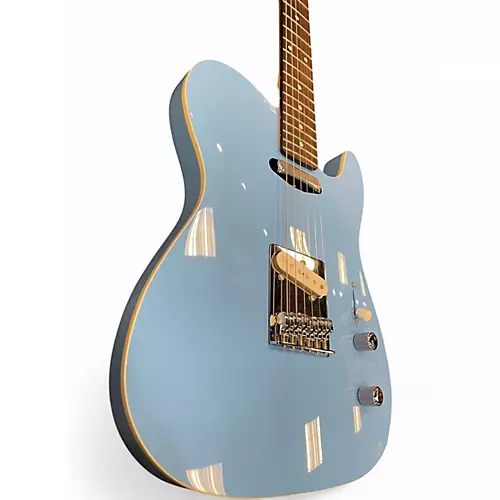 Used 2024 Fender aerodyne telecaster California blue  Solid Body Electric Guitar California blue - musicians--Friend