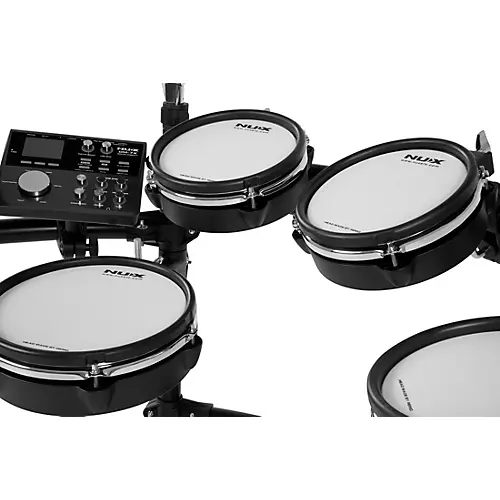 NUX DM-7X All-Remo Mesh-Head Digital Drum Kit Black - musicians--Friend