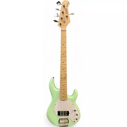 Used Sterling by Music Man Ray5 5 String Surf Green Electric Bass Guitar Surf Green - musicians--Friend
