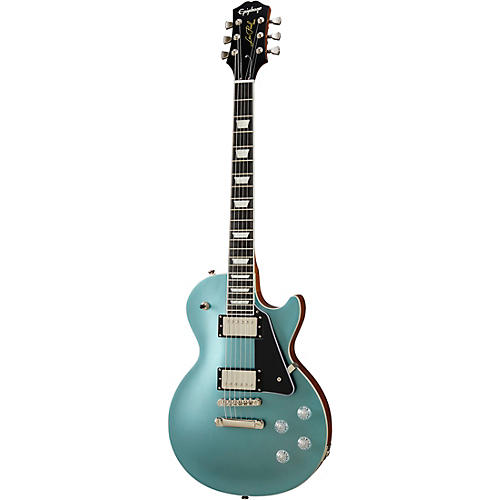 Epiphone Les Paul Modern Electric Guitar Faded Pelham Blue - musicians--Friend