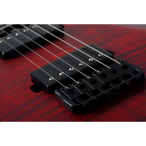 Schecter Guitar Research Sunset Extreme Left-Handed Electric Guitar Scarlet Burst - musicians--Friend