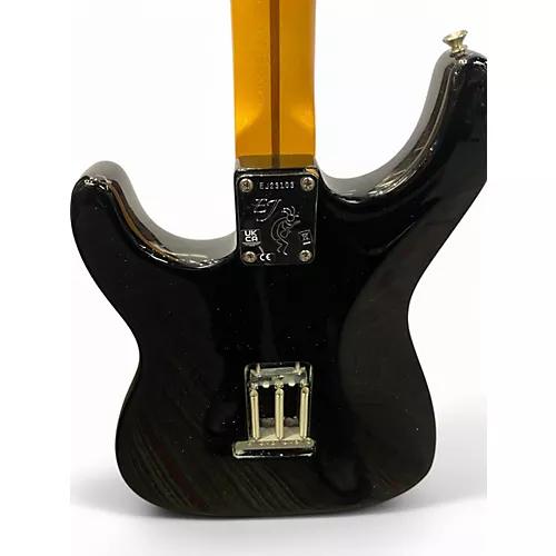 Used Fender Artist Series Eric Johnson Stratocaster Black Solid Body Electric Guitar Black - musicians--Friend