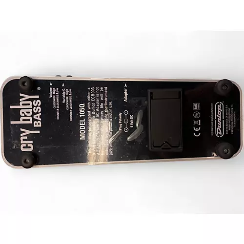Used Dunlop 105Q Cry Baby Bass Wah Bass Effect Pedal - musicians--Friend