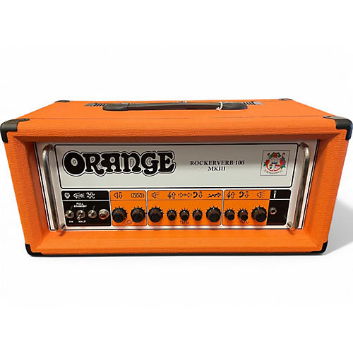 Used Orange Amplifiers Rockerverb 100H MKIII Tube Guitar Amp Head - musicians--Friend