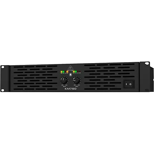 Behringer KM750 750W 2-Channel Power Amplifier - musicians--Friend