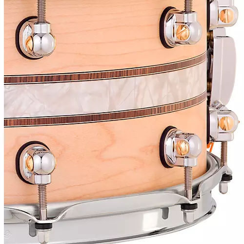 Pearl Music City Custom Solid Shell Snare Maple with Kingwood Royal Inlay 14 x 6.5 in. - musicians--Friend