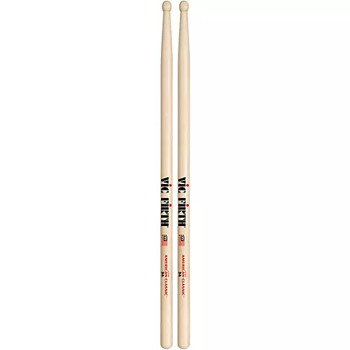 Vic Firth American Classic Hickory Drum Sticks Wood 8D - musicians--Friend