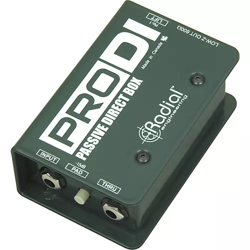 Radial Engineering ProDI Passive Direct Box - musicians--Friend
