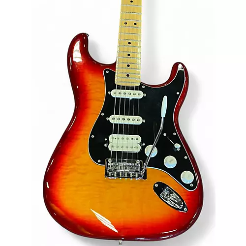 Used Fender Player Stratocaster HSS Plus Top AGED CHERRY BURST Solid Body Electric Guitar AGED CHERRY BURST - musicians--Friend