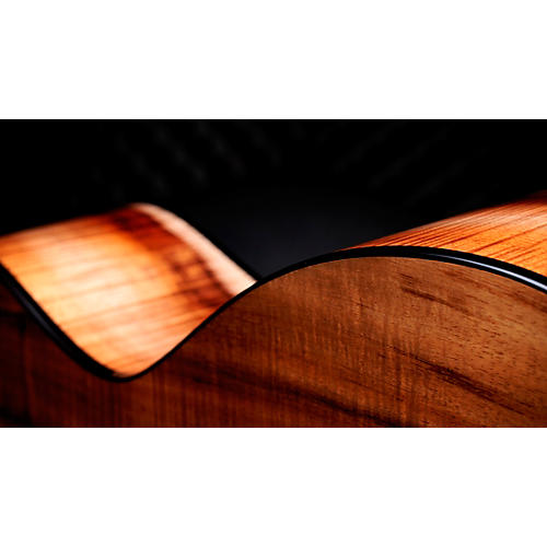 Taylor Custom All Figured AA Grade Hawaiian Koa Grand Auditorium Acoustic-Electric Guitar Natural - musicians--Friend