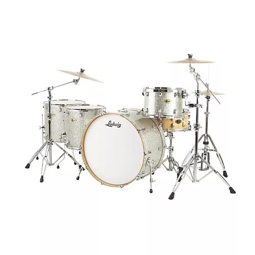 Ludwig Centennial Zep 4-Piece Shell Pack Red Sparkle - musicians--Friend