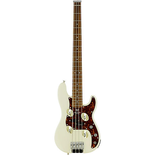 Traveler Guitar TB-4P Electric Travel Bass Pearl White - musicians--Friend