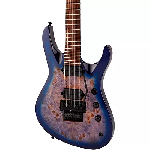 Jackson Pro Series Signature Chris Broderick Soloist 7P 7-String Electric Guitar Transparent Blue - musicians--Friend