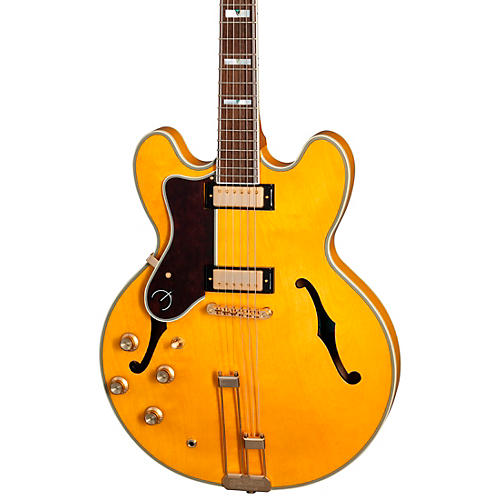 Epiphone Sheraton Left-Handed Semi-Hollow Electric Guitar Natural - musicians--Friend