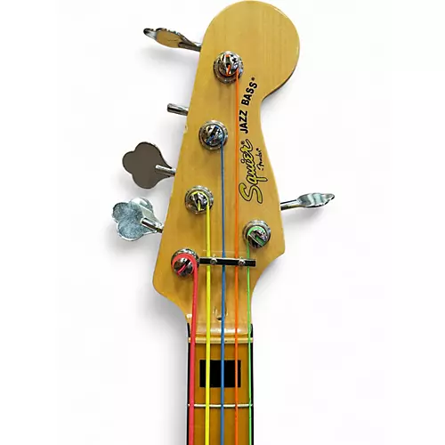 Used Squier CLASSIC VIBE 5 STRING BASS Antique Natural Electric Bass Guitar Antique Natural - musicians--Friend