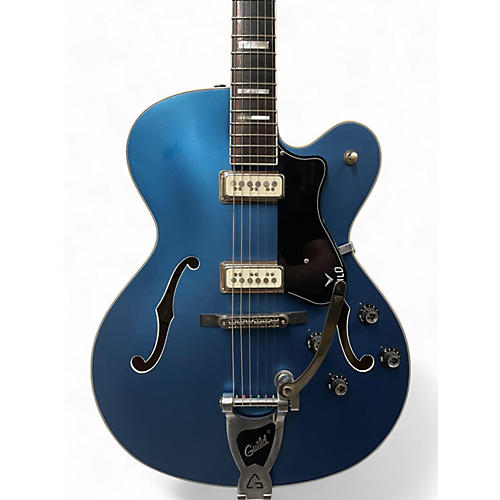 Used Guild X175B SPCII Midnight Blue Hollow Body Electric Guitar Midnight Blue - musicians--Friend