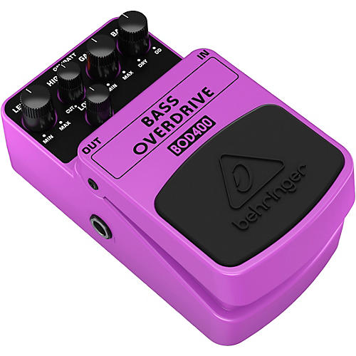 Behringer Bass Overdrive BOD400 Bass Effects Pedal - musicians--Friend