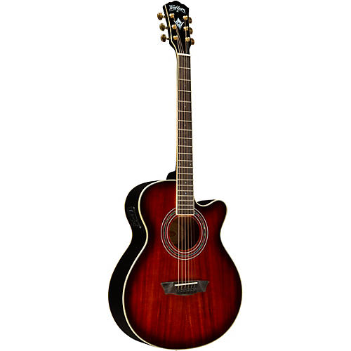 Washburn EA55G-A Festival Acoustic-Electric Guitar Koa Burst - musicians--Friend