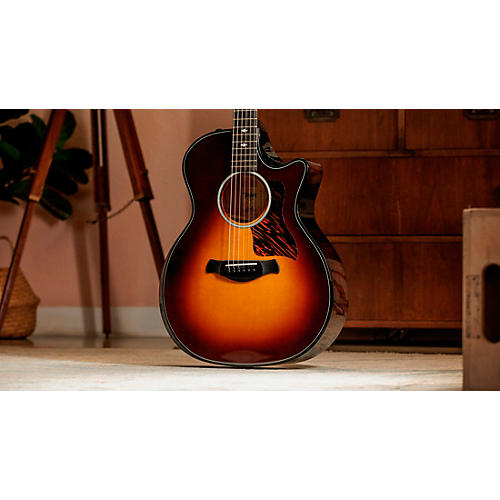 Taylor 514ce Builder's Edition Grand Auditorium Acoustic-Electric Guitar Natural - musicians--Friend