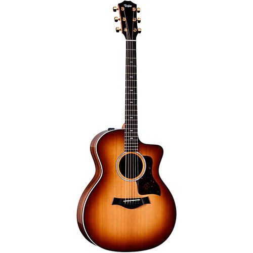 Taylor 214ce DLX Sunset Blvd Grand Auditorium Acoustic-Electric Guitar Sunset Edgeburst - musicians--Friend