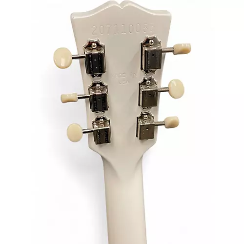 Used 2020s Gibson Les Paul Special Worn White Solid Body Electric Guitar Worn White - musicians--Friend