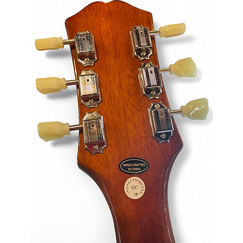Used Epiphone ES335 2 Color Sunburst Hollow Body Electric Guitar 2 Color Sunburst - musicians--Friend