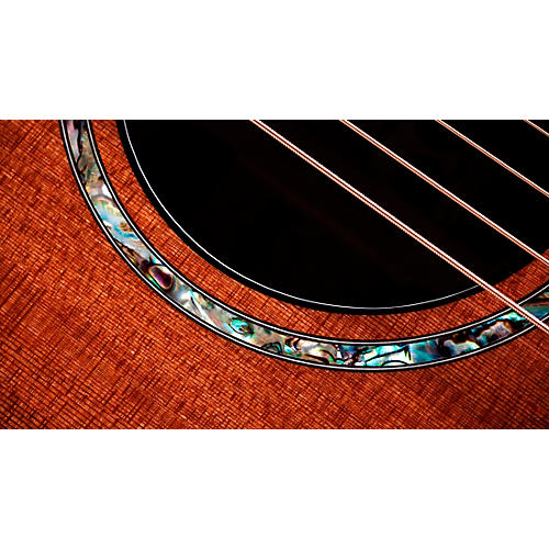 Taylor Custom Sinker Redwood-Black Limba Grand Auditorium Acoustic-Electric Guitar Natural - musicians--Friend