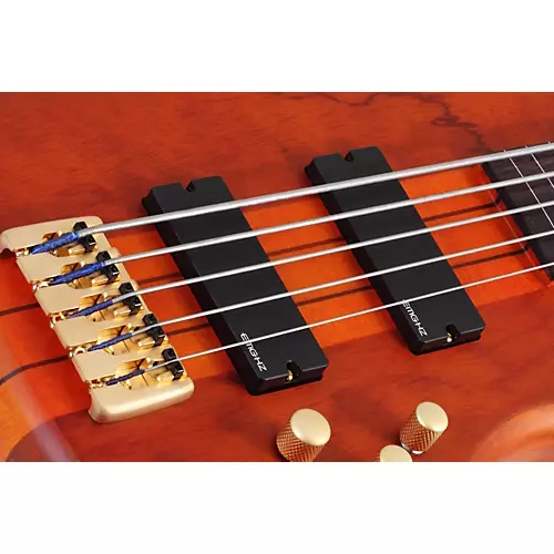 Schecter Guitar Research Stiletto Studio-5 Fretless Bass Satin Honey - musicians--Friend