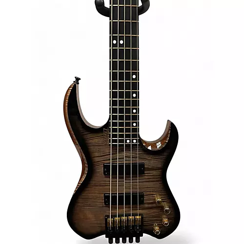 Used Kiesel VB5 Black Edge Burst Electric Bass Guitar Black Edge Burst - musicians--Friend