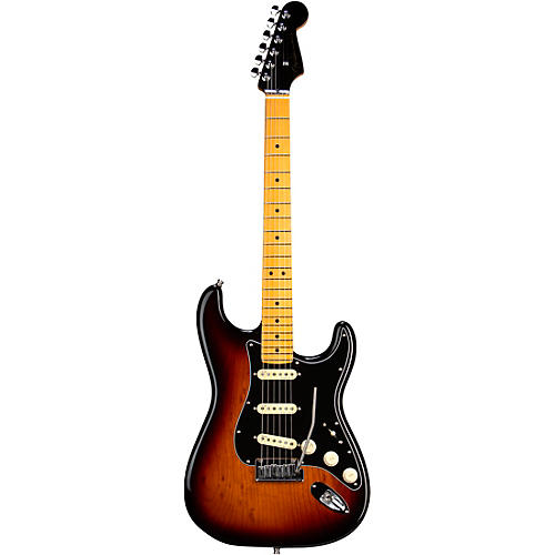 Fender American Ultra Luxe Stratocaster Maple Fingerboard Electric Guitar Plasma Red Burst - musicians--Friend
