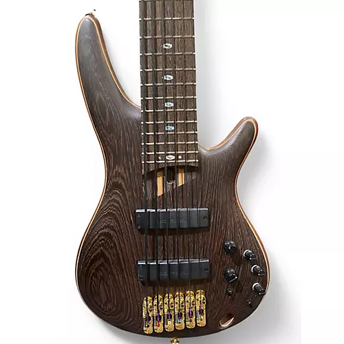 Used Ibanez SR5006-OL Oil Electric Bass Guitar Oil - musicians--Friend