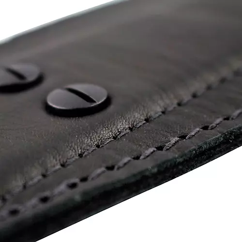 RICHTER Raw V Nappa Guitar Strap Black - musicians--Friend