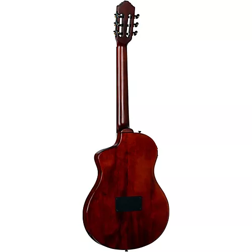 Ortega RTPSTD Nylon-String Acoustic-Electric Guitar Satin Black - musicians--Friend