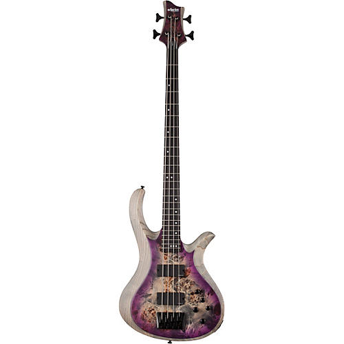 Schecter Guitar Research Riot-4 Bass Aurora Burst - musicians--Friend