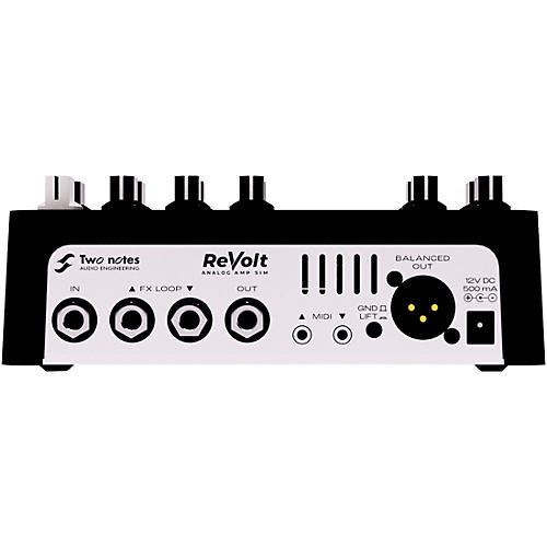 Two Notes AUDIO ENGINEERING ReVolt 3-Channel All-Analog Bass Simulator and DI Pedal Black - musicians--Friend