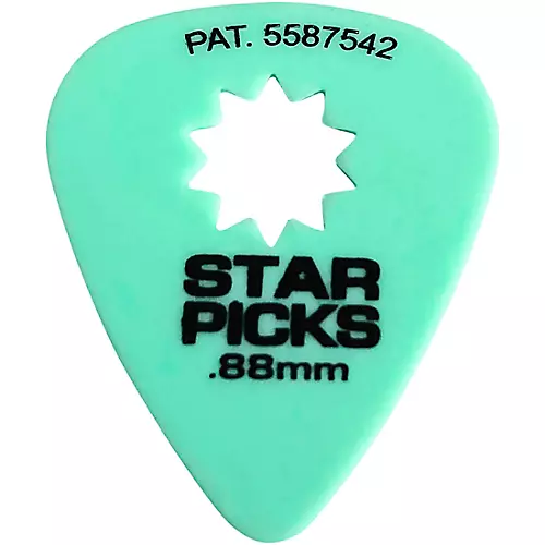 Everly Star Guitar Picks .50 mm 12 Pack - musicians--Friend