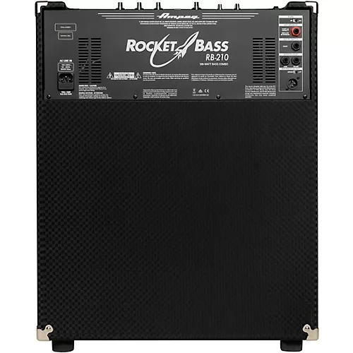 Ampeg Rocket Bass RB-210 500W 2x10 Bass Combo Amp Black and Silver - musicians--Friend