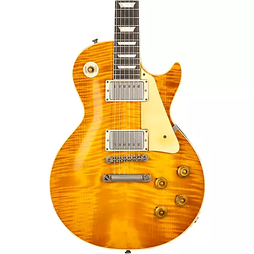 Gibson Custom 1959 Les Paul Standard Reissue Limited Edition Murphy Lab with Brazilian Rosewood Fingerboard Electric Guitar Tom's Lemon - musicians--Friend