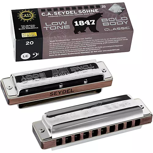 SEYDEL Blues Classic 1847 Harmonica Low G - musicians--Friend