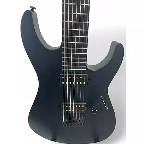 Used ESP LTD AW-7B Black Solid Body Electric Guitar Black - musicians--Friend